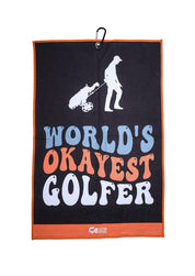 CA Waffle Golf Towels | Okayest Golfer