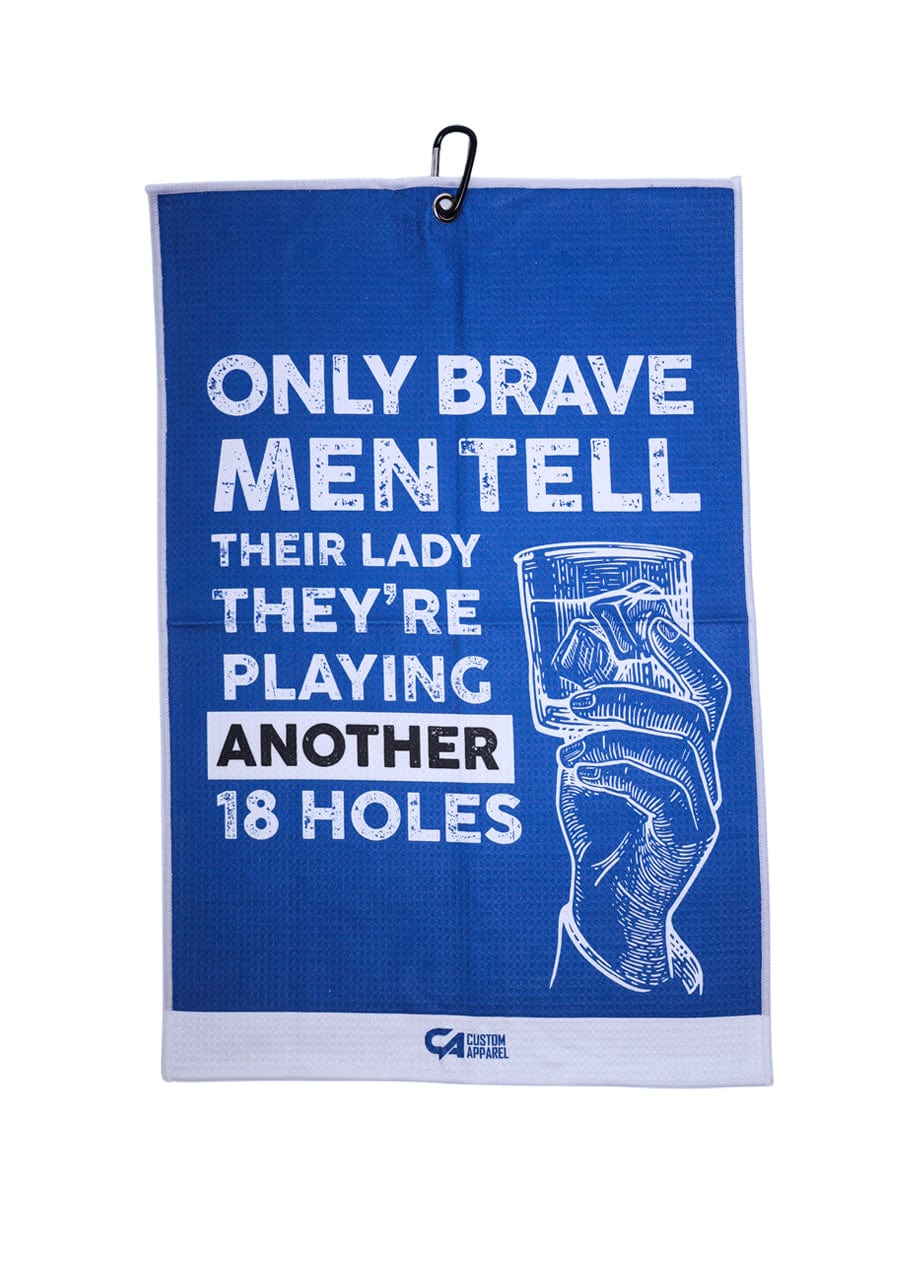 CA Waffle Golf Towels | Brave Men