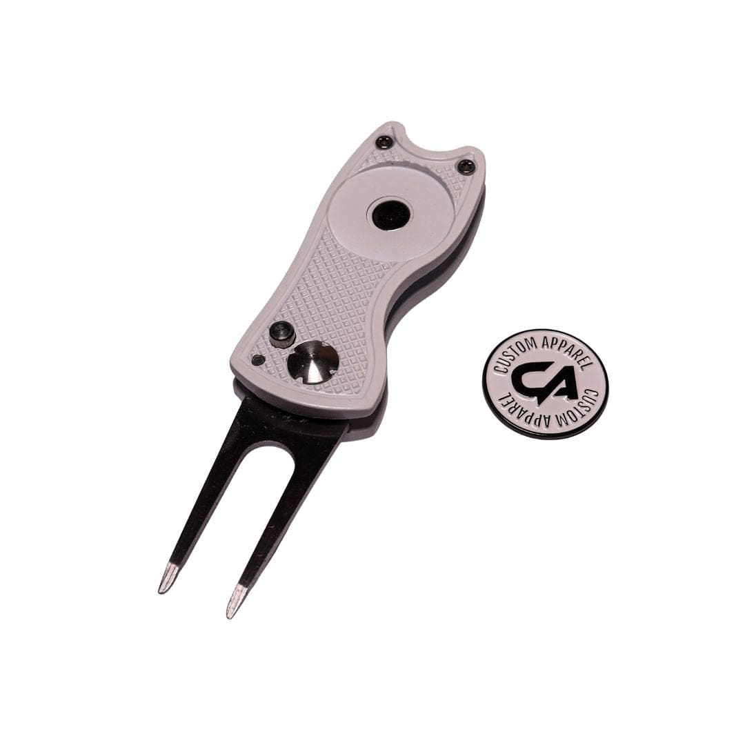 CA Pitch Repairer Ball Marker | White