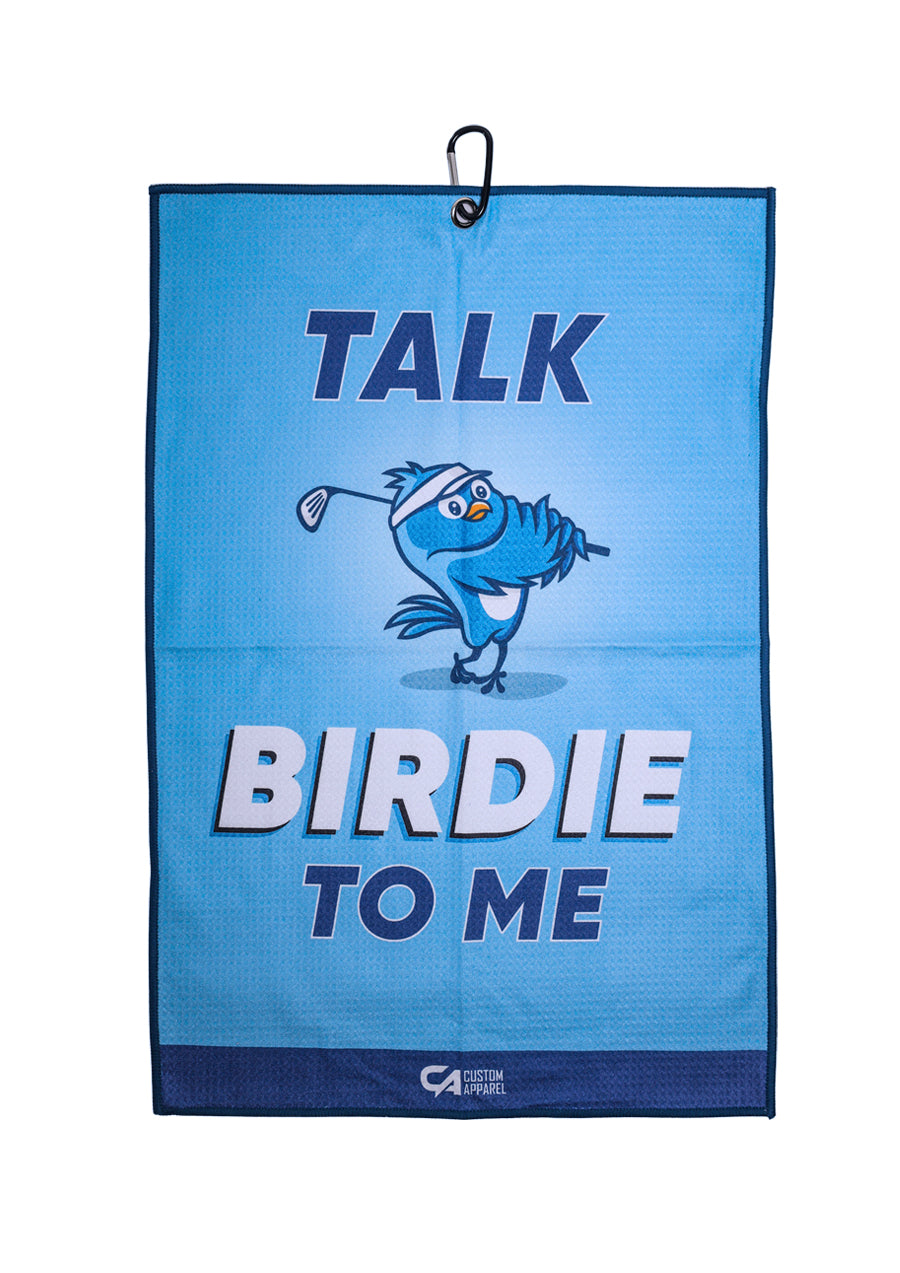 CA Waffle Golf Towels | Talk Birdie To Me