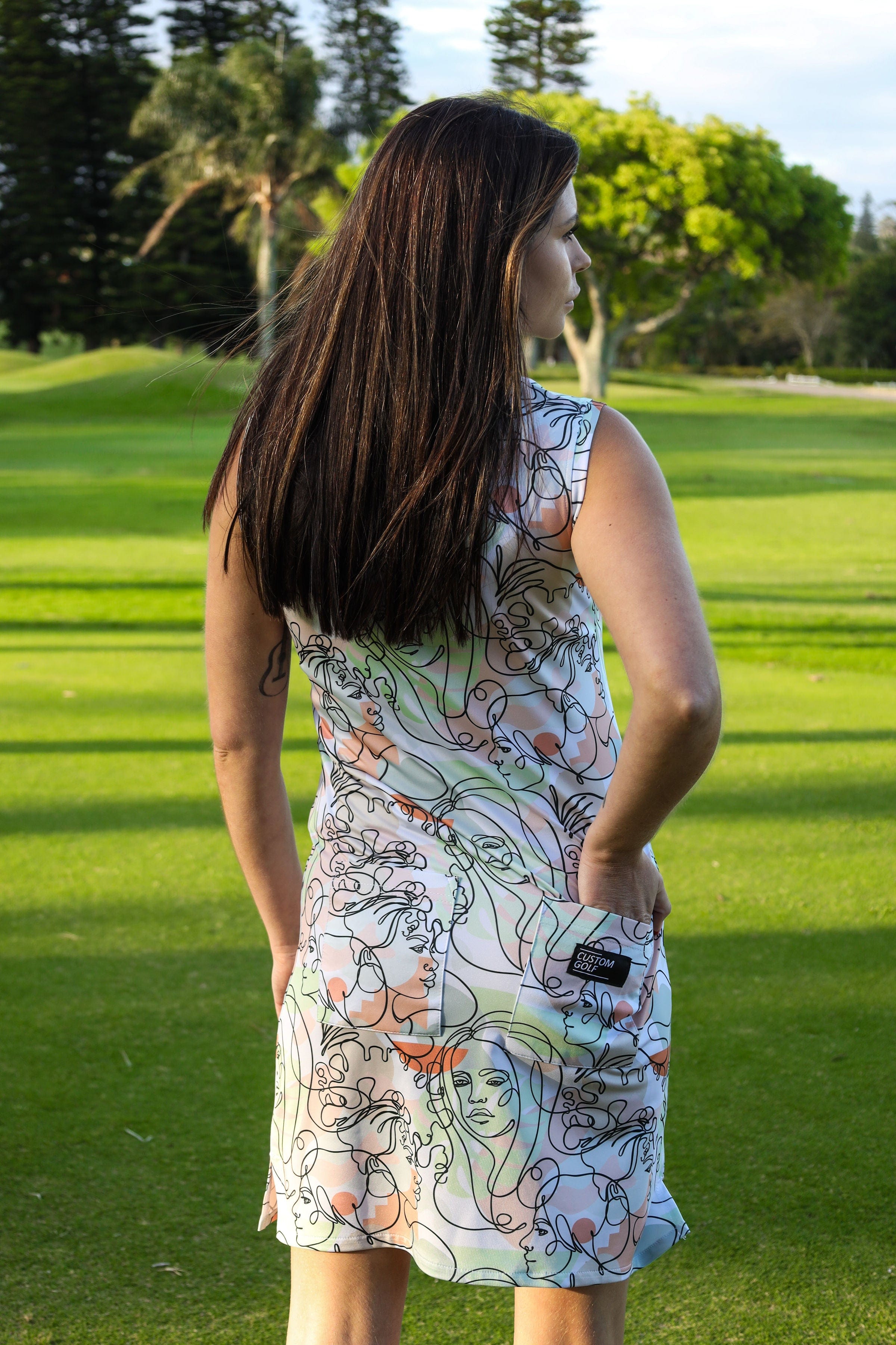 CA Funky Golf Dress | Artistic Faces