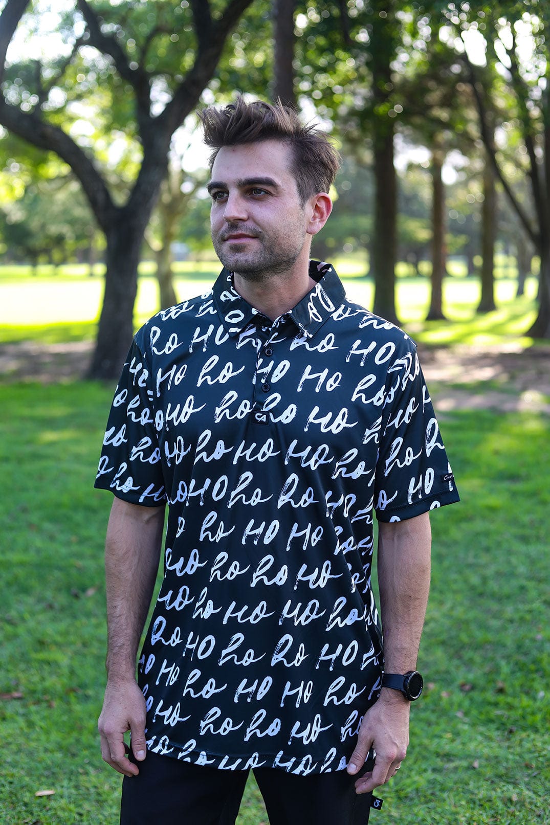 CA Funky Golf Shirt | Merry Christmas