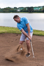 CA Iconic Golf Shirt | Sky Blue