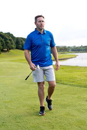 CA Iconic Golf Shirt | Royal blue