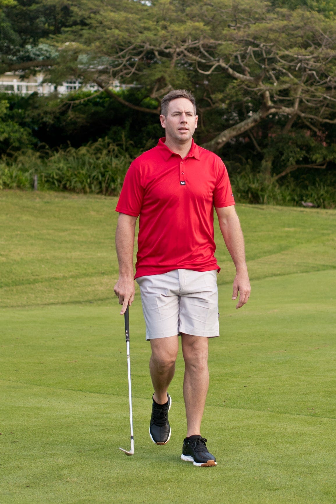 CA Iconic Golf Shirt | Red