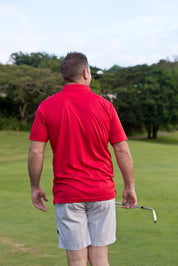 CA Iconic Golf Shirt | Red