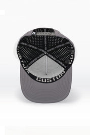 Custom Performance Peak Cap - CA Round Badge Grey