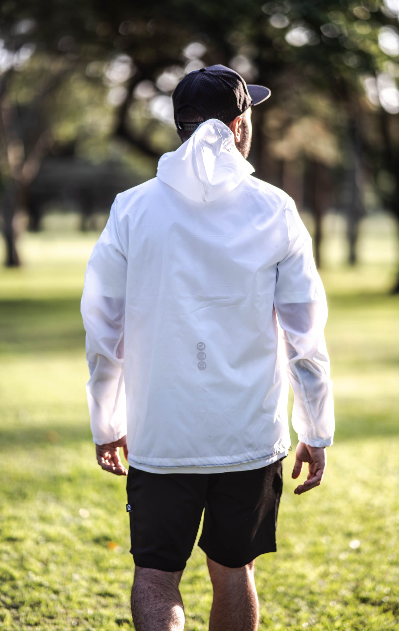 CA Waterproof Jacket | White