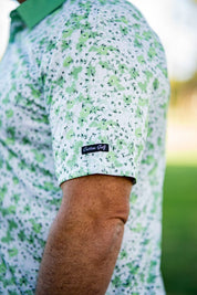 CA Premium Golf Shirt | Green Blossoms