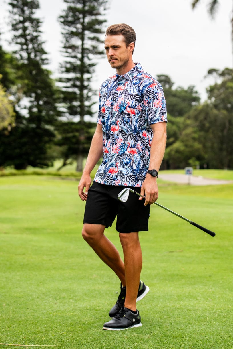 CA Funky Golf Shirt | Mingos & Zebbies