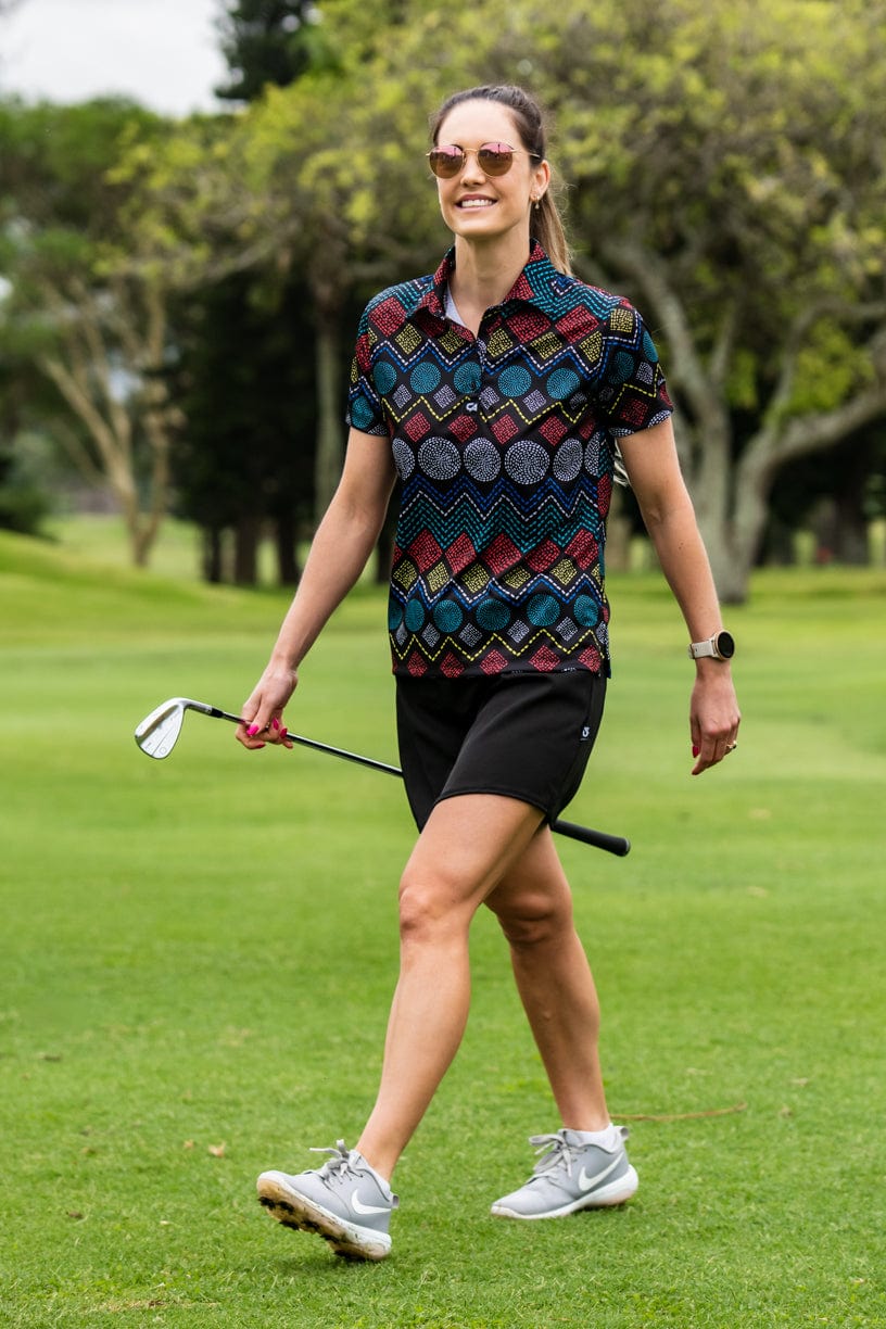 CA Ladies Funky Golf Shirt | Ethnic