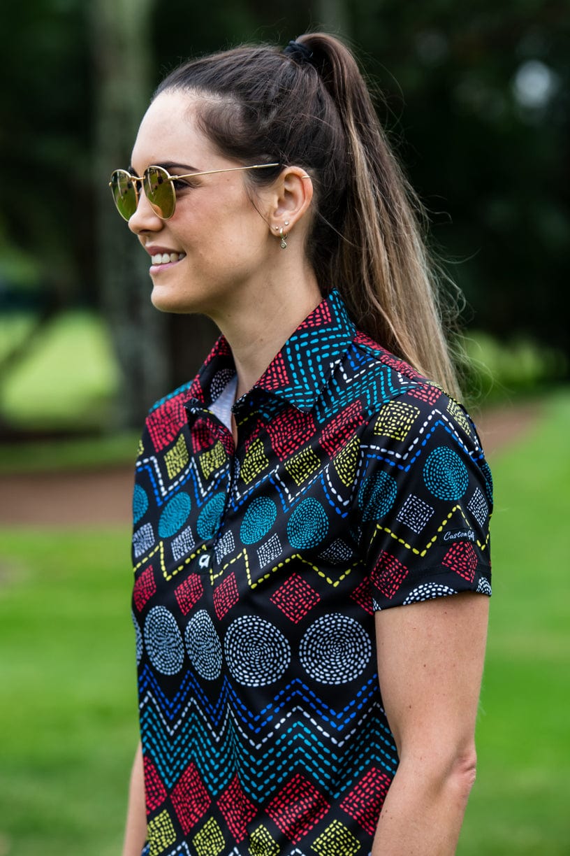 CA Ladies Funky Golf Shirt | Ethnic