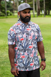 CA Funky Golf Shirt | Mingos & Zebbies