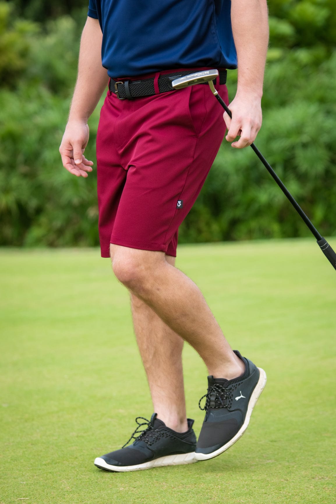 CA Flow Golf Shorts | Maroon