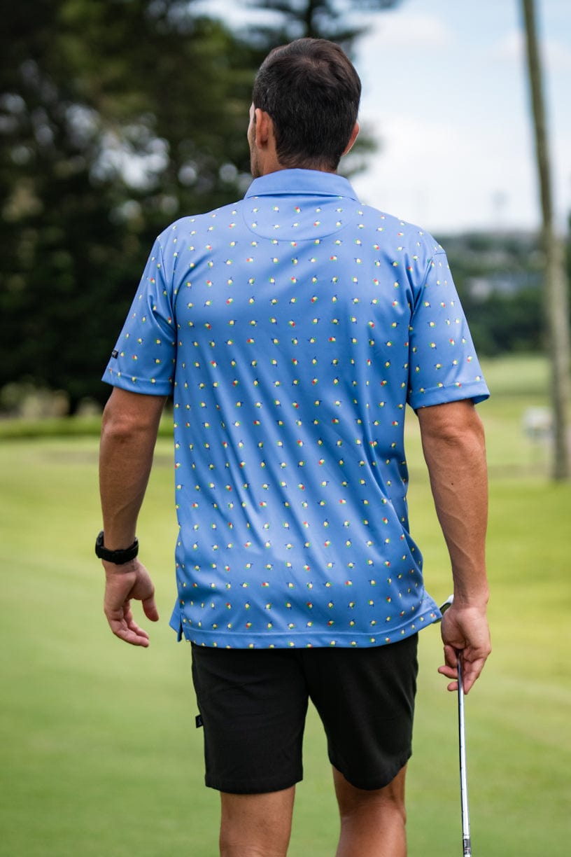 CA Premium Golf Shirt | Blue Carnival Hats