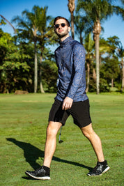 CA Funky Golf Jersey | Navy/Gold Roses