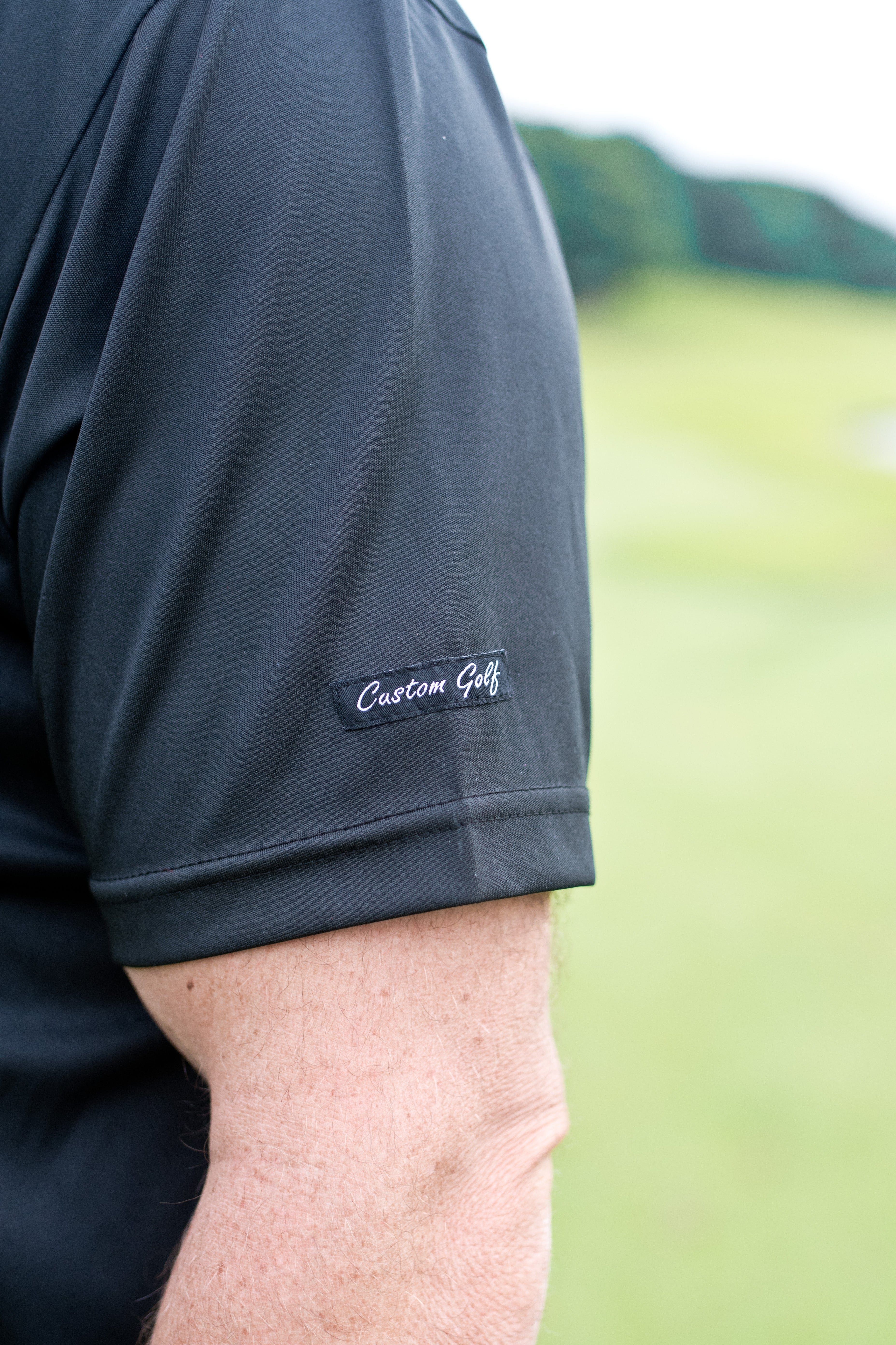 CA Iconic Golf Shirt | Black