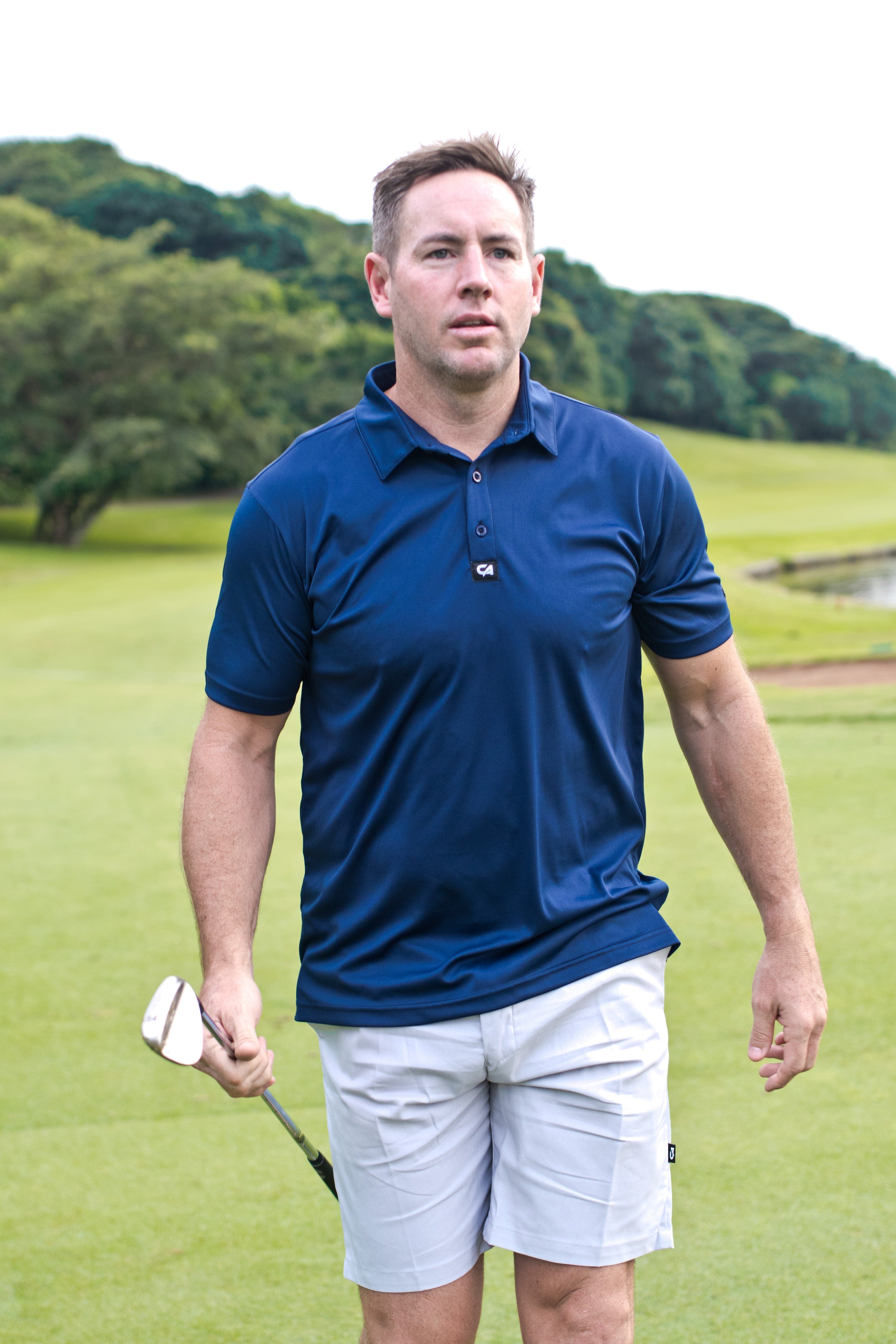 CA Iconic Golf Shirt | Navy