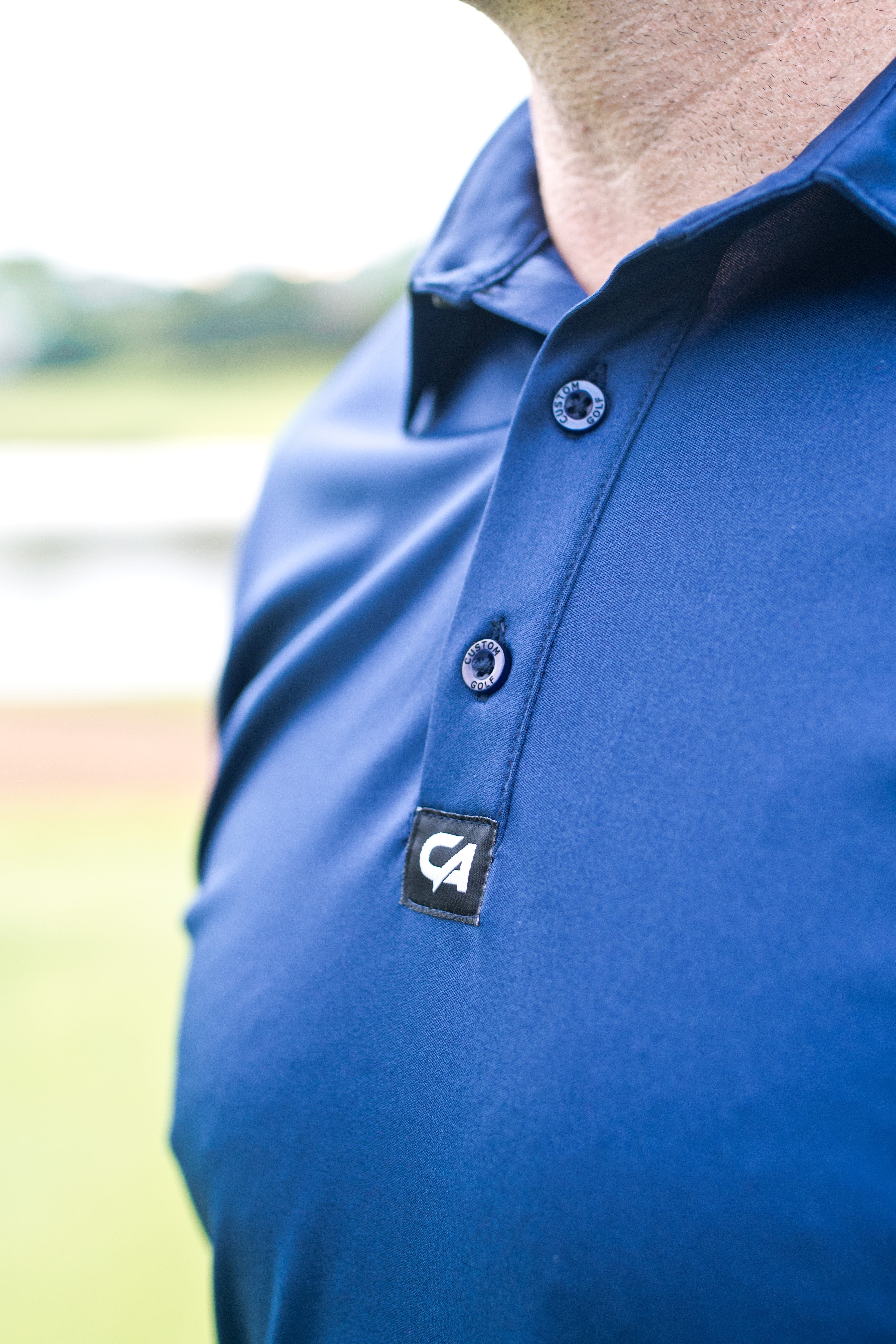 CA Iconic Golf Shirt | Navy