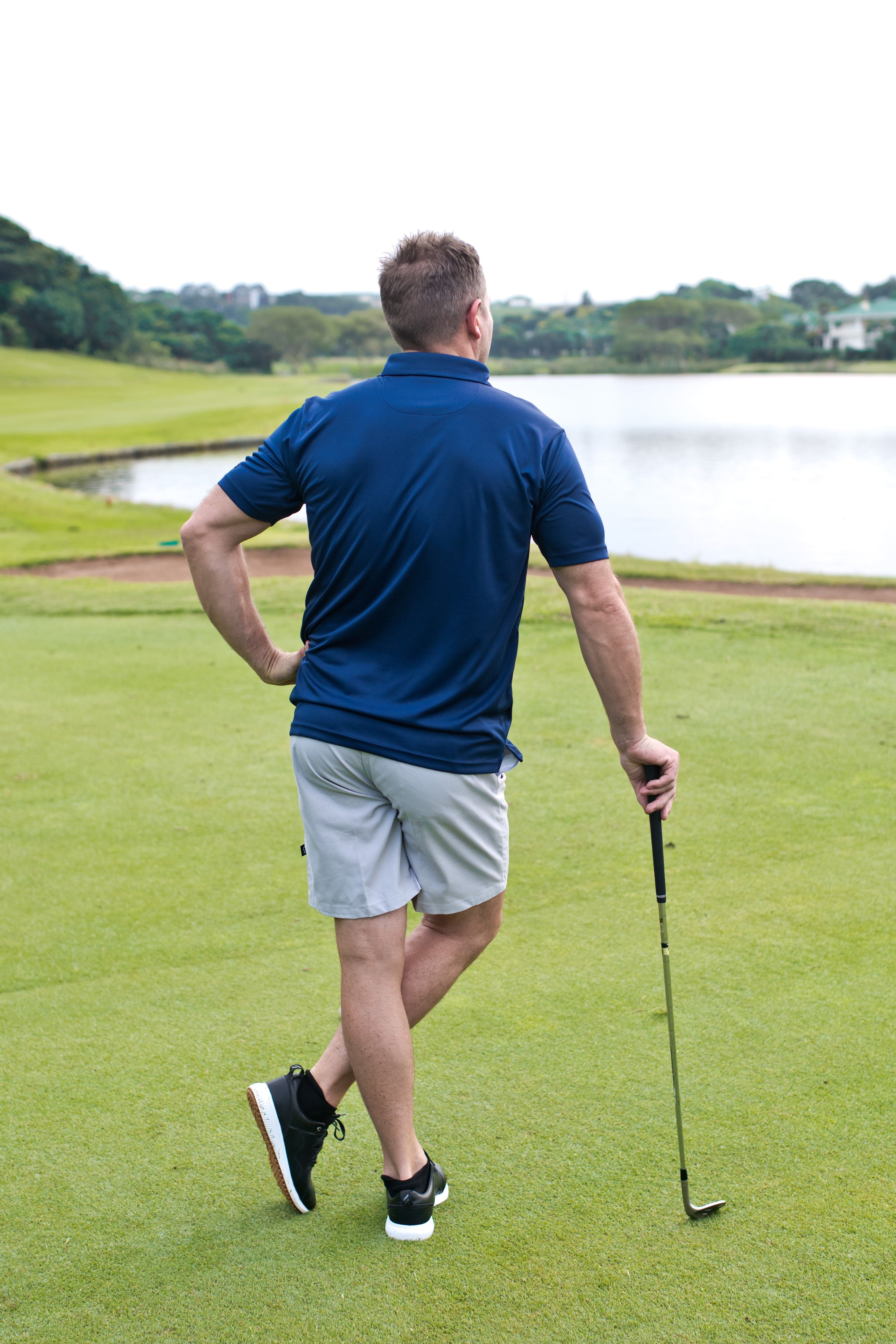 CA Iconic Golf Shirt | Navy