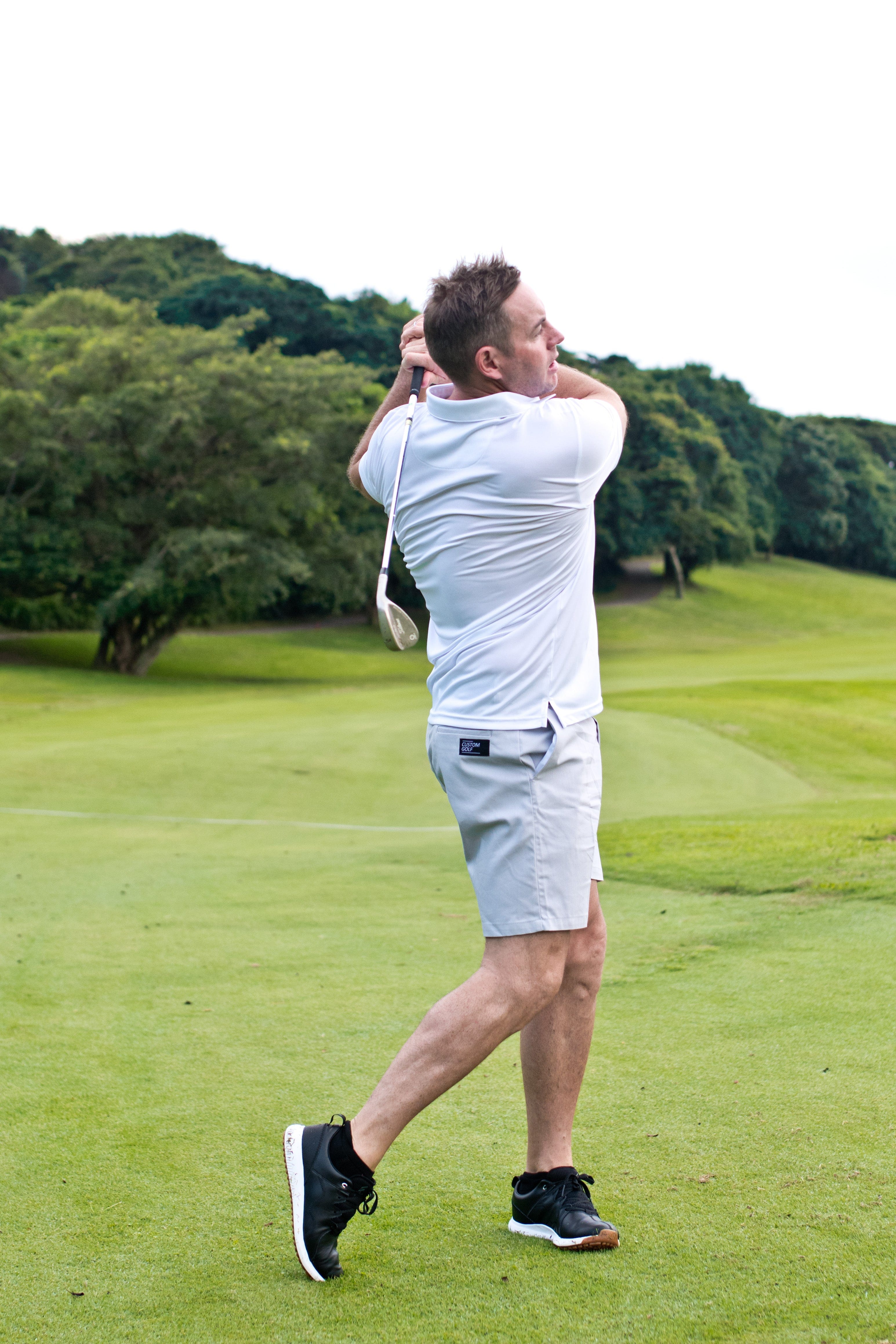 CA Iconic Golf Shirt | White