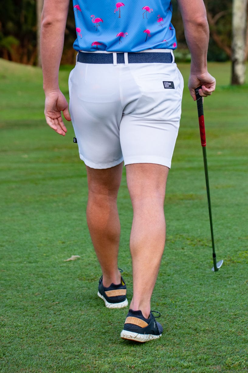 CA Flow Golf Shorts | White