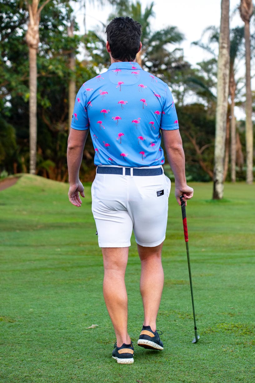 CA Flow Golf Shorts | White