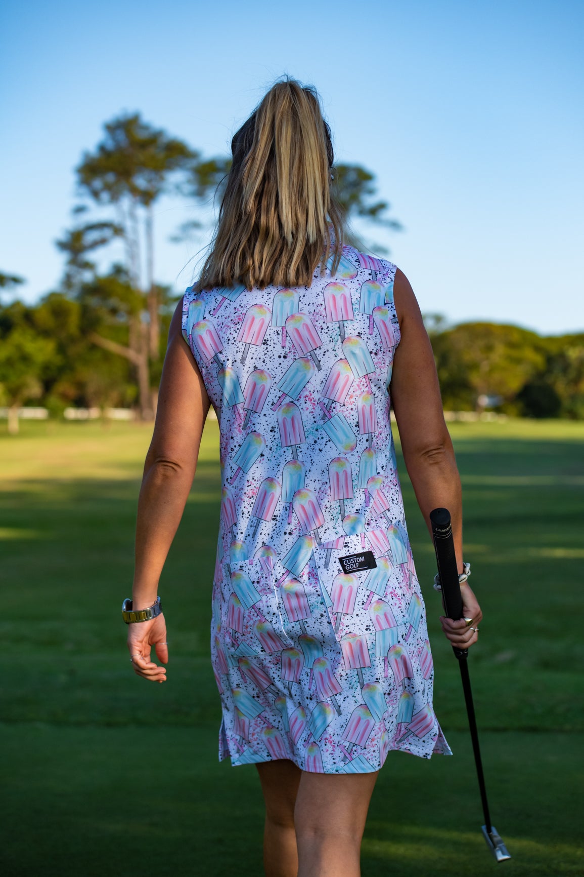 CA Funky Golf Dress | Splattered Ice-cream