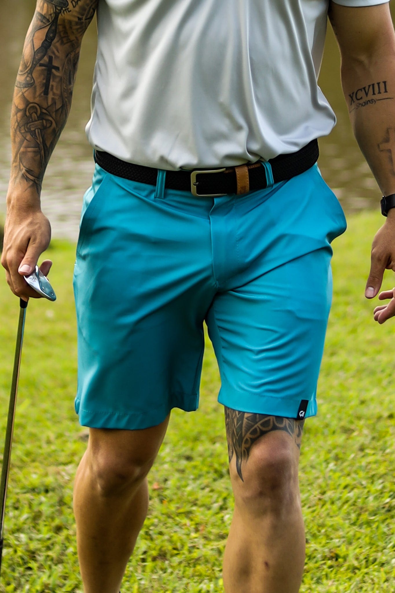 CA Pure Motion Golf Shorts | Egyptian Teal