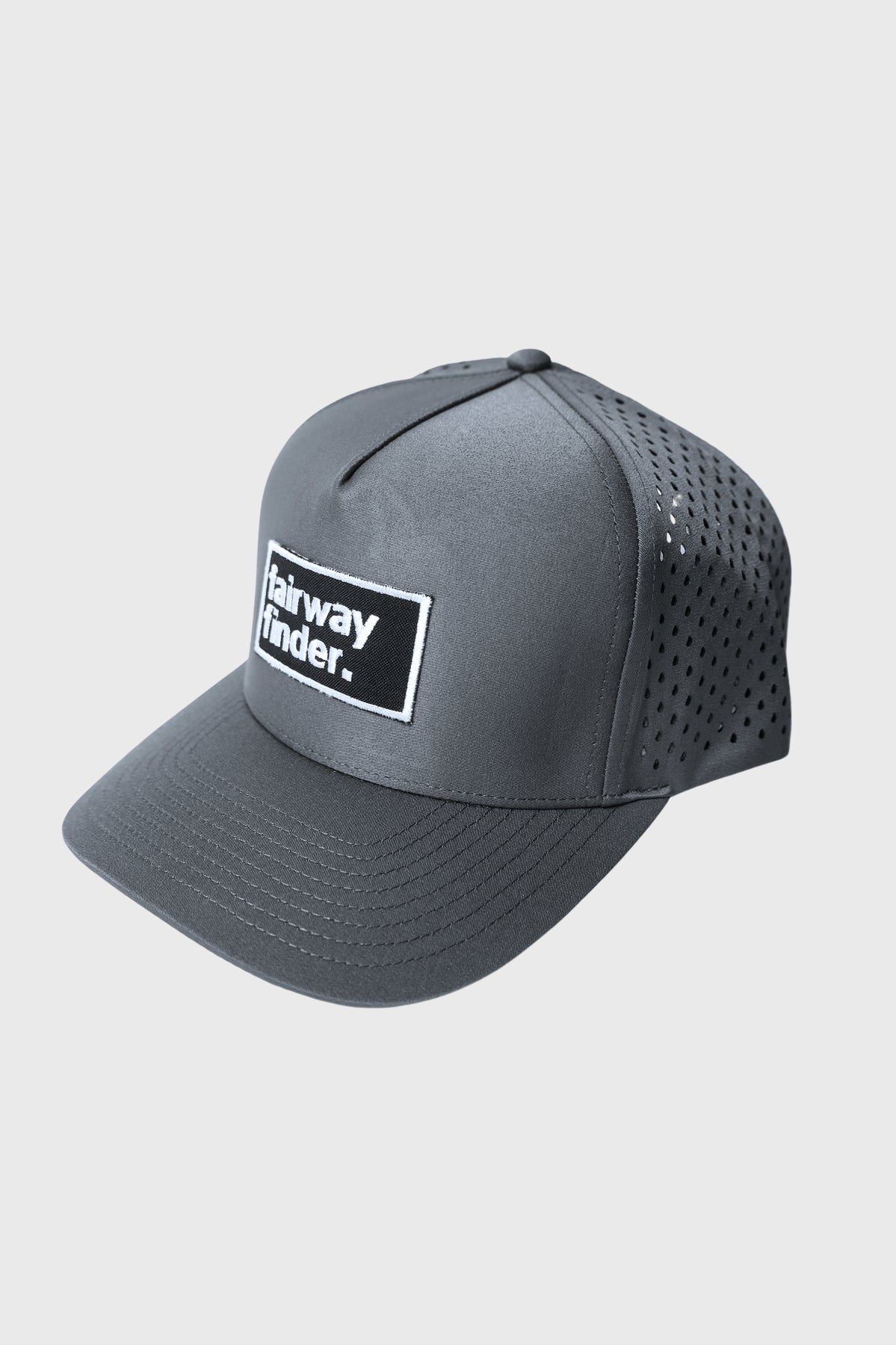 Custom Performance Peak Cap - Fairway Finder Grey