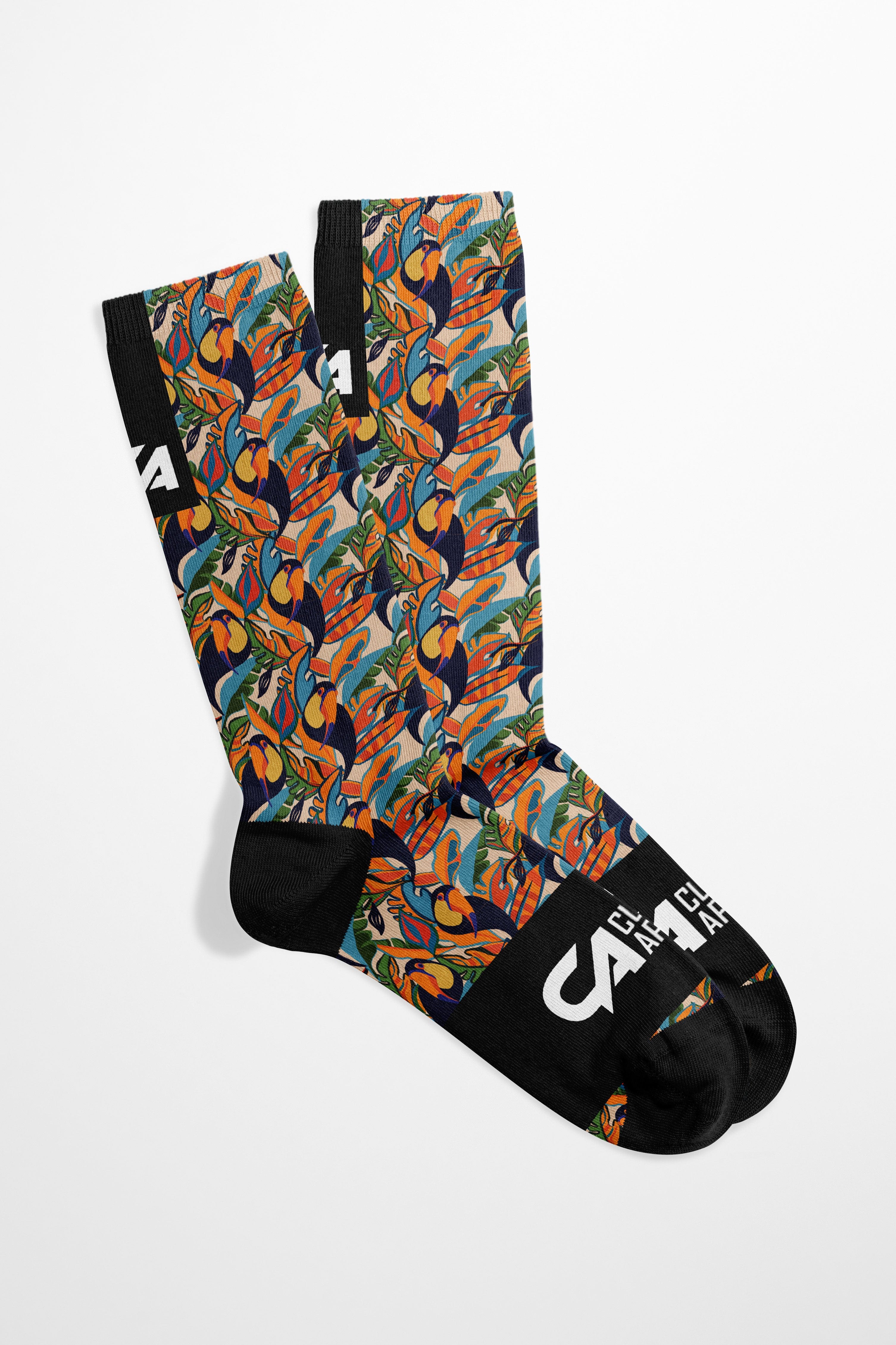 CA Funky Socks | Sunset Toucans
