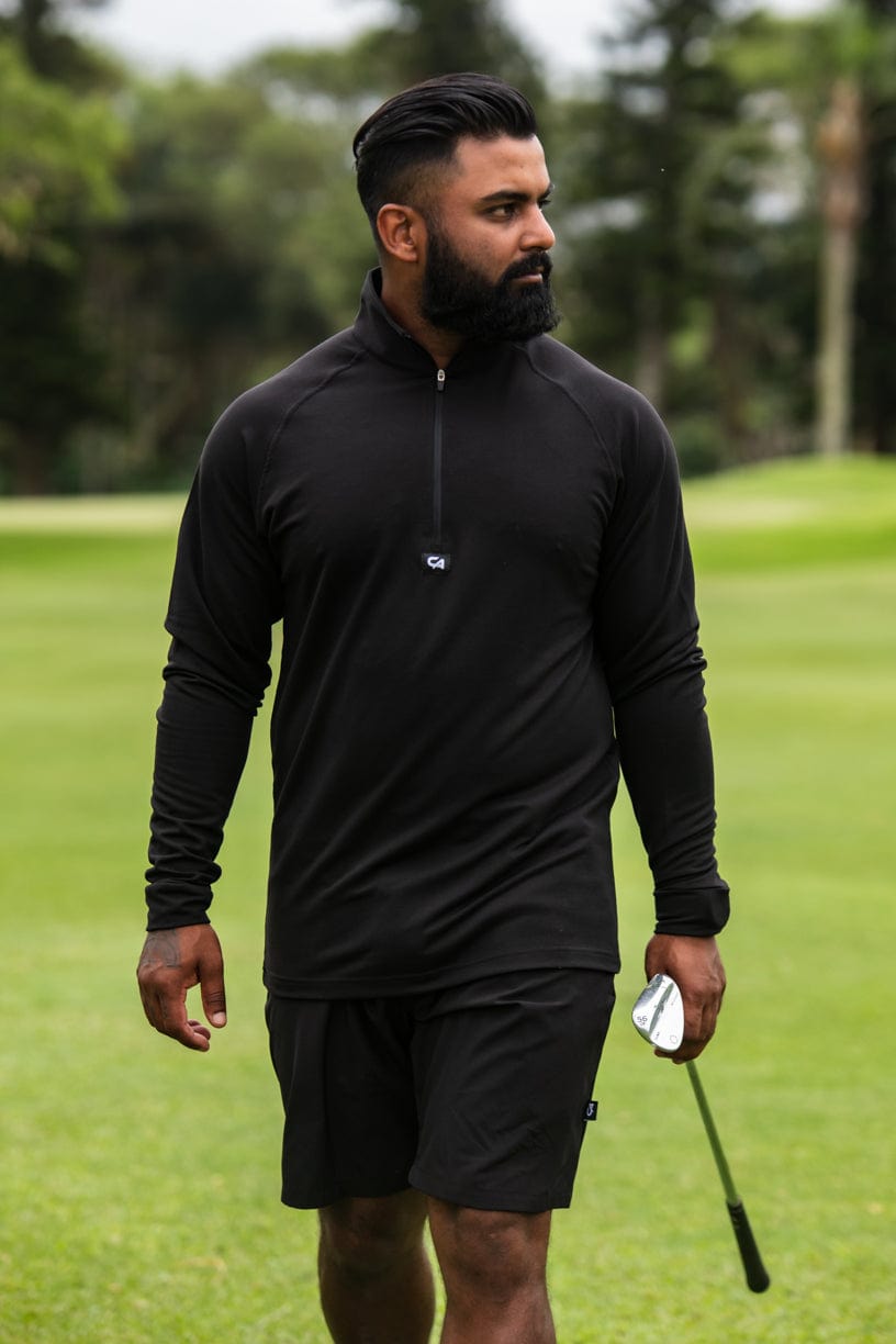 CA Apex Golf Jersey | Midnight Black