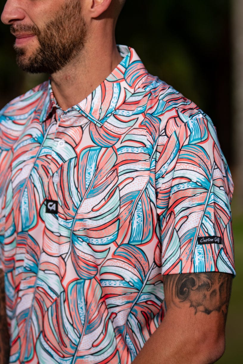 CA Funky Golf Shirt | Monster Leaf