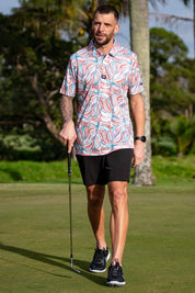 CA Funky Golf Shirt | Monster Leaf