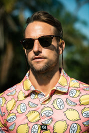CA Funky Golf Shirt | Peachy Lemons