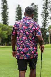 CA Funky Golf Shirt | Vibrant Mingos
