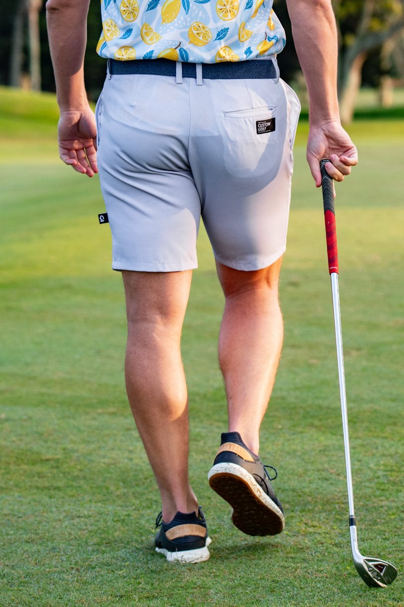 CA Flow Golf Shorts | Light Grey