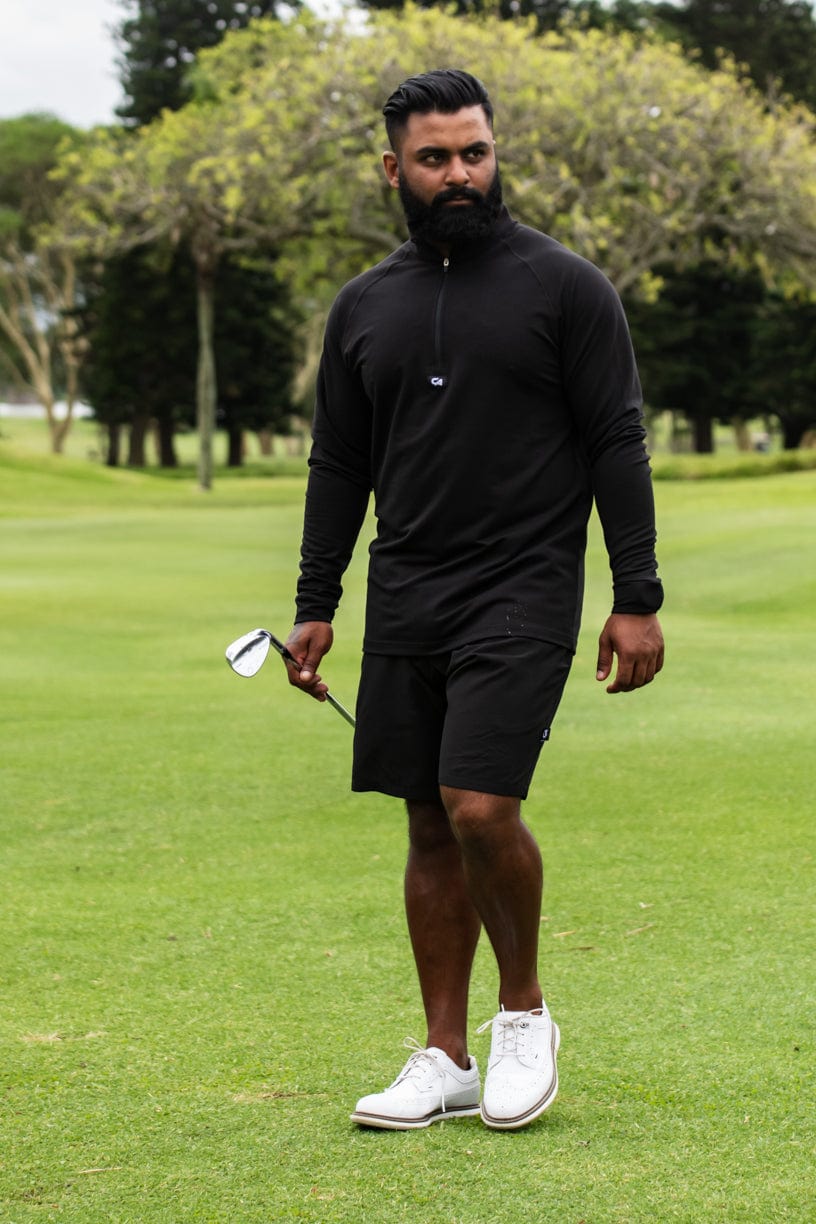 CA Apex Golf Jersey | Midnight Black