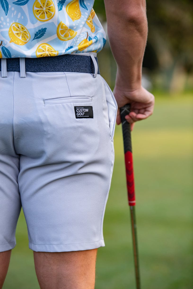 CA Flow Golf Shorts | Light Grey