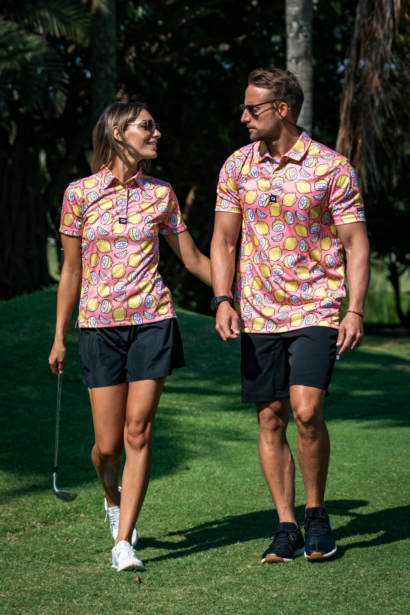 CA Funky Golf Shirt | Peachy Lemons