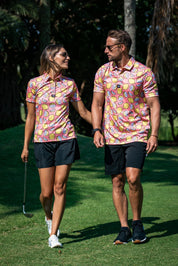 CA Funky Golf Shirt | Peachy Lemons