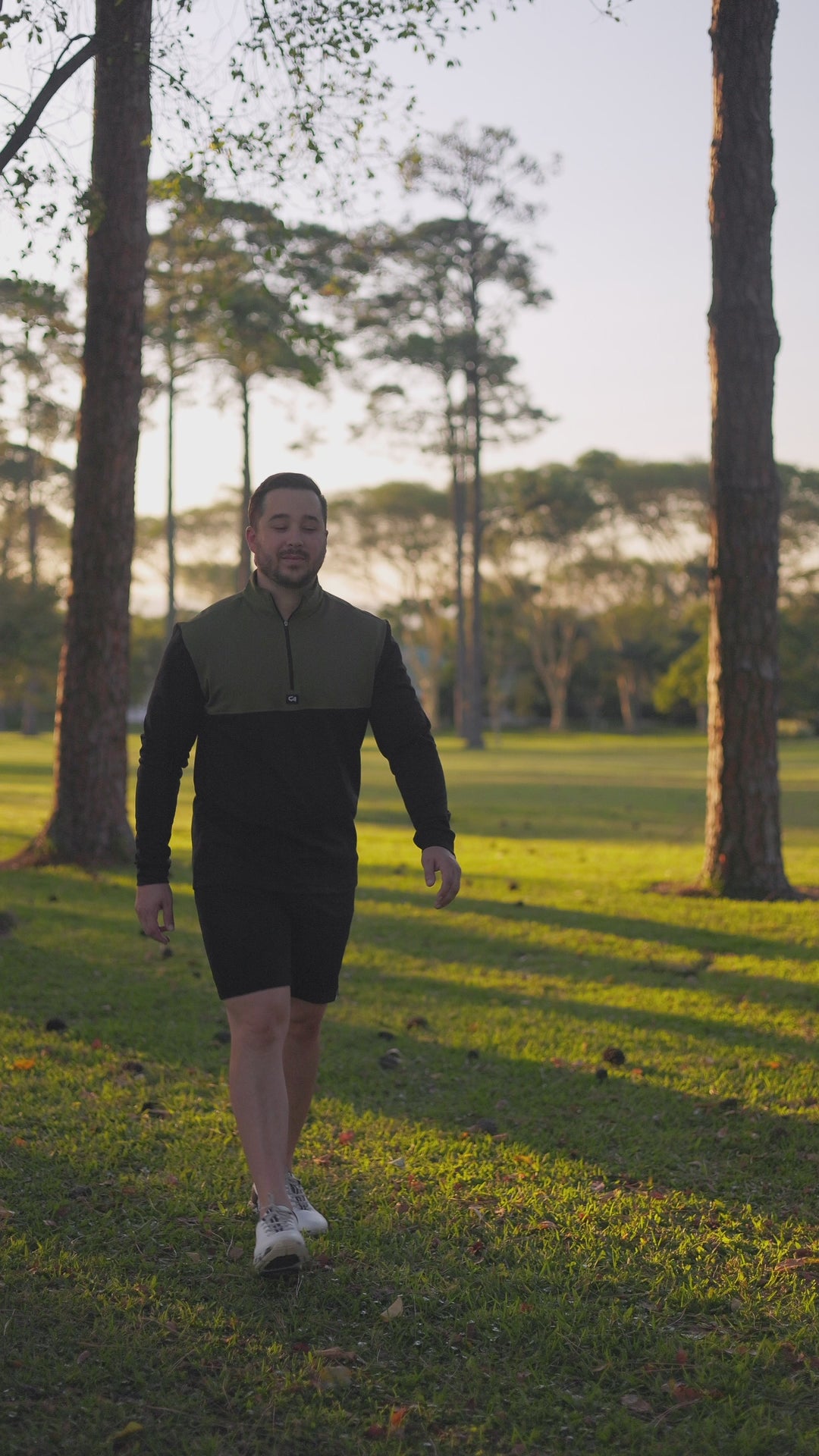 CA Thermal 1/4 Jersey | Olive / Black