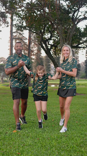 CA Ladies Springbok Golf Shirt | Green Ethnic