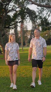CA Ladies Springbok Golf Shirt | White Ethnic