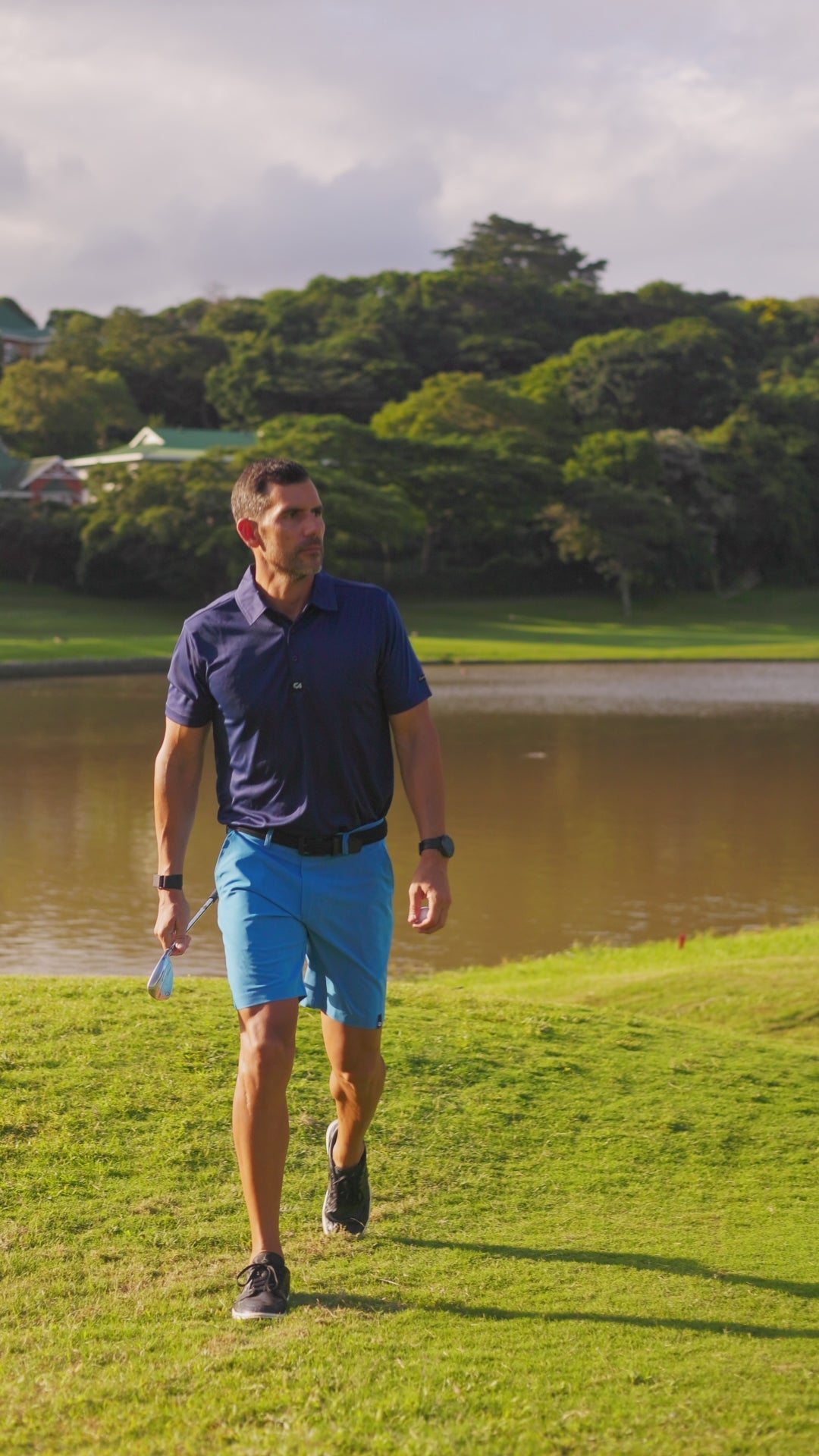 CA Pure Motion Golf Shorts | Azure Blue