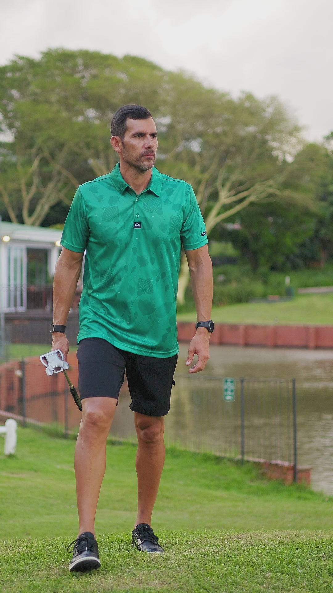 CA Funky Golf Shirt | Floating Greens