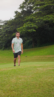 CA Funky Golf Shirt | Mint Twirl