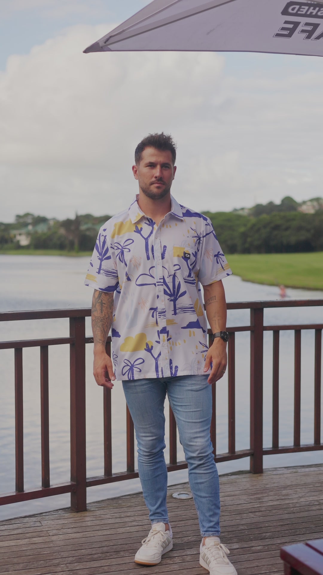 CA Mens Button-Up | Desert Classic