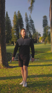CA Thermal 1/4 Jersey | Grey / Black