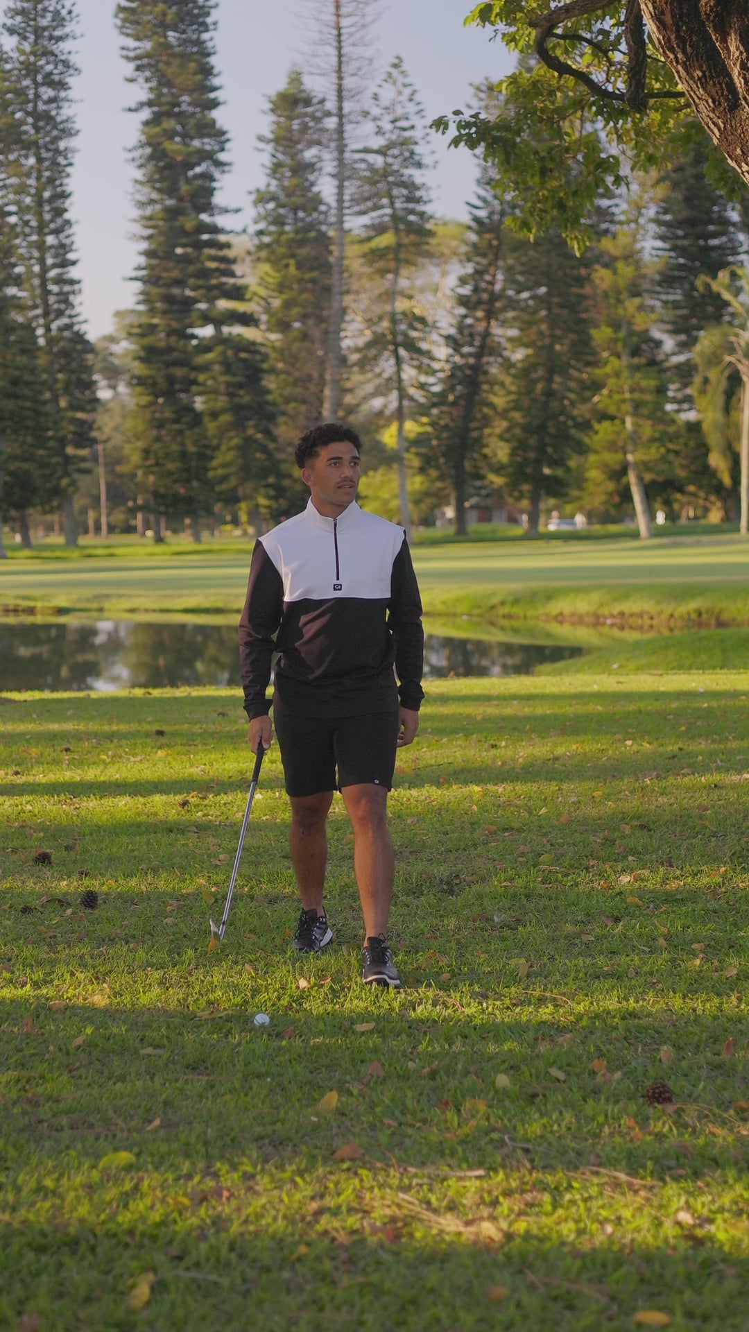 CA Thermal 1/4 Jersey | White / Black